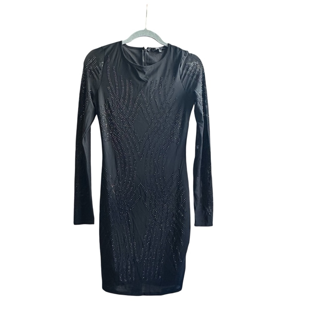 NWT Blashe Sequin Beaded Beautiful Party Dress Black Women’s Size Medium Tags